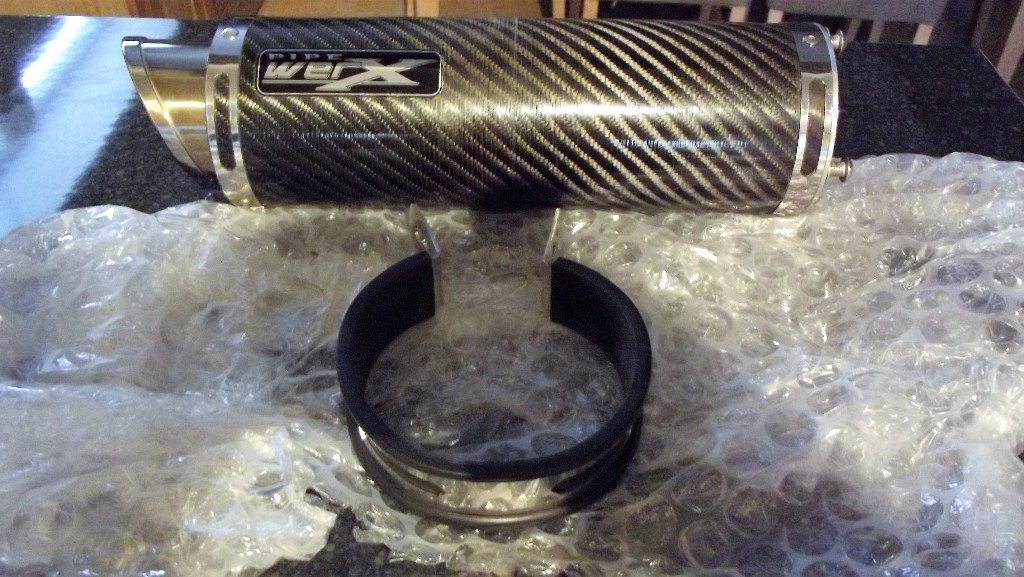 CARBON FIBRE EXHAUST PIPE WERX in Rushden, Northamptonshire Gumtree