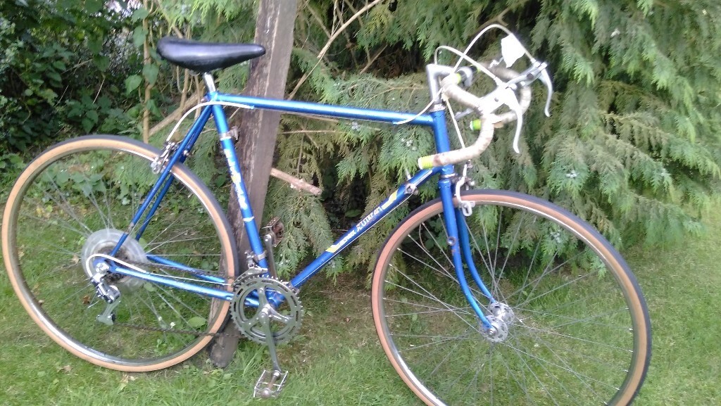 elswick jetstream vintage racing bike,10 speed,new tyres 23 in frame