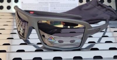 New Oakley CABLES 9129-0363 Sunglasses Matte Steel w/ Prizm Black Lenses