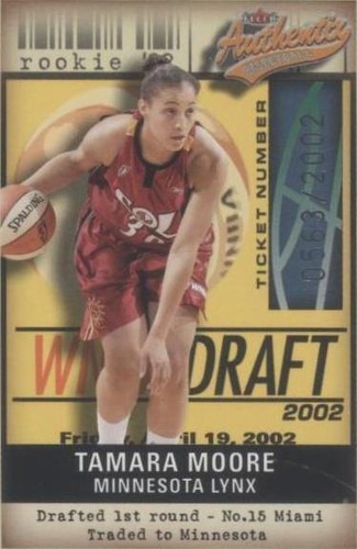 2002 Fleer Authentix WNBA - Tamara Moore #115