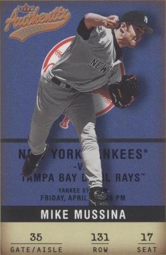 2002 Fleer Authentix - Mike Mussina #131