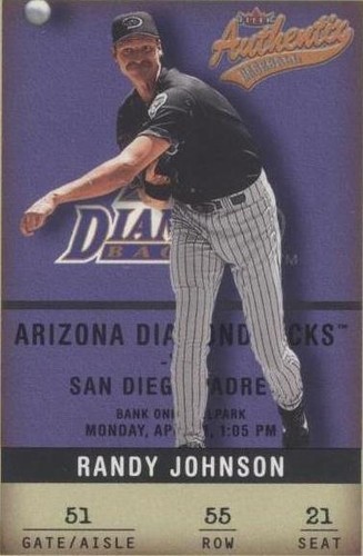 2002 Fleer Authentix - Randy Johnson #55