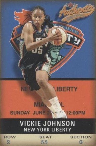 2002 Fleer Authentix WNBA - Vickie Johnson #46