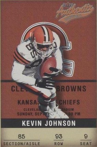 2002 Fleer Authentix Kevin Johnson #93