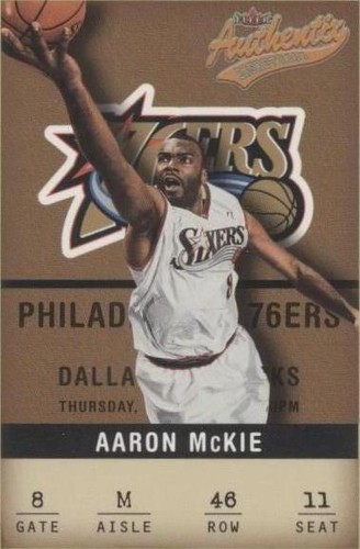 2001-02 Fleer Authentix - Aaron McKie #46