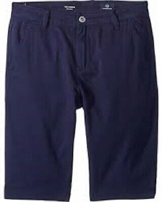 NWT AG Adriano Goldschmied Kids The Cooper Chino Shorts Boy's Size 10 Navy