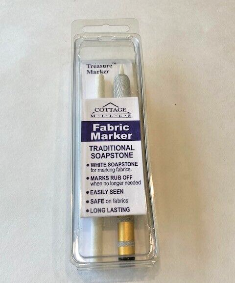Cottage Treasure Marker Traditional White Soapstone TM600 Fabric Marker