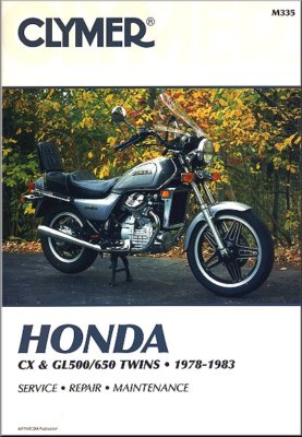 1978-1983 Honda CX500 CX650 GL650 CX GL 500 650 CLYMER REPAIR MANUAL M335