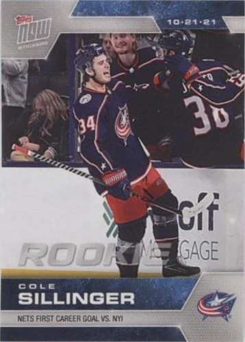 2021-22 Topps Now NHL Stickers - Cole Sillinger #35