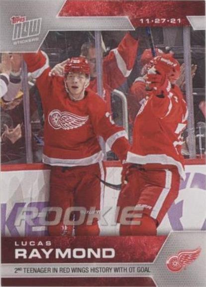 2021-22 Topps Now NHL Stickers - Lucas Raymond #126