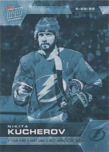 2021-22 Topps Now NHL Stickers - Nikita Kucherov #492