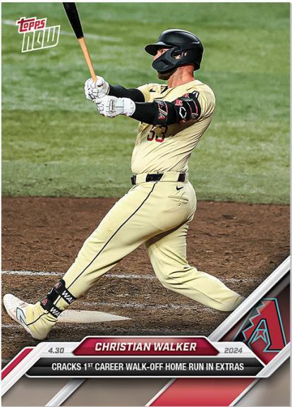 2024 Topps Now - Christian Walker #139