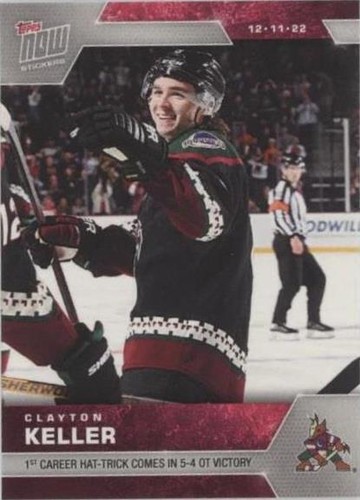 2022-23 Topps Now NHL Stickers - Clayton Keller #109
