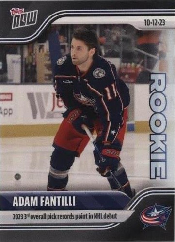 2023-24 Topps Now NHL Stickers - Adam Fantilli #8