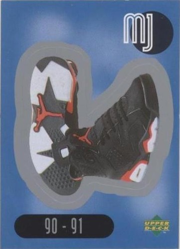 1998-99 Upper Deck Michael Jordan MJ Sticker Collection - Michael Jordan #SU09