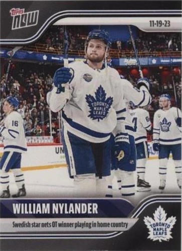 2023-24 Topps Now NHL Stickers - William Nylander #42