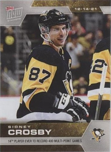 2021-22 Topps Now NHL Stickers - Sidney Crosby #161