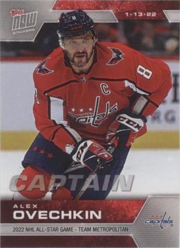 2021-22 Topps Now NHL Stickers - Alex Ovechkin #ASG-18