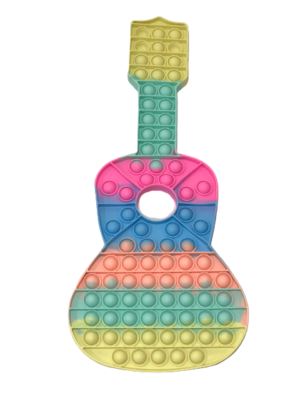 Guitar pop it fidget cheap toy