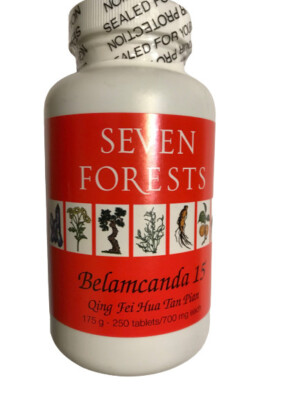 Seven Forests - Belamcanda 15 /Qing Fei Hua Tan Pian, 250 Tablets