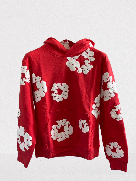 Pre-owned Denim Tears Red Hoodie - S M L Xl - ? Sale- Fast Free Shipping ?
