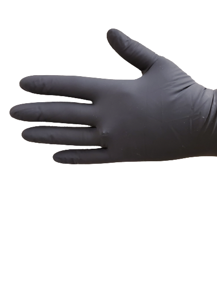 Dynarex Black Tattoo Gloves Disposable Latex Or Nitrile Powder Free