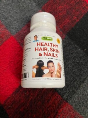 Andrew Lessman Hair Skin & Nails with 5,000 MCG Biotin 500MG MSM 60 Caps 04/26