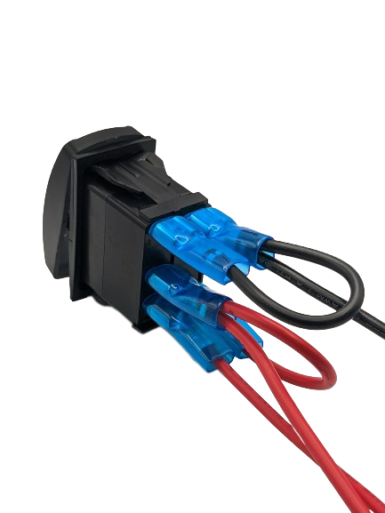 LED Light Bar 5-Pin Rocker Switch 12V-24V MULTIPLE COLORS Wiring Included