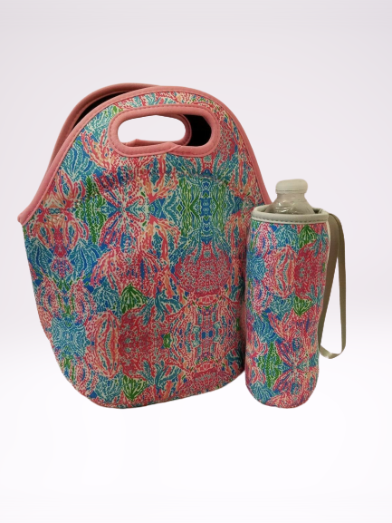 & Matching Water Bottle- Coral Pink~new~ 