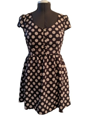 Monteau polka dot clearance dress