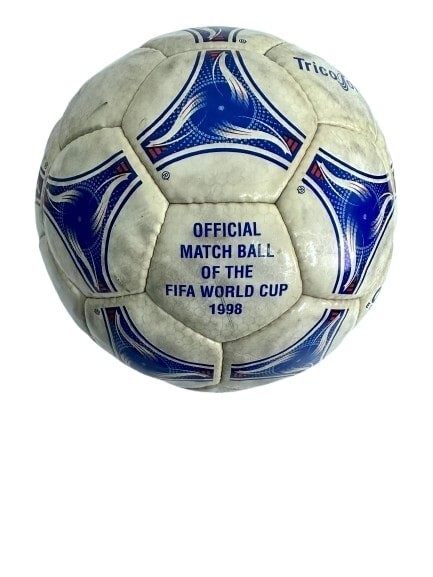 Pallone Match Ball Unwashed Fifa World Cup 1998 France FabriquÃ© Au Maroc