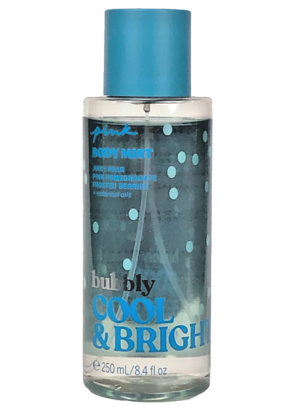 VICTORIA'S SECRET PINK COOL & BRIGHT BUBBLY FRAGRANCE BODY MIST