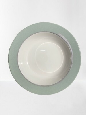Noritake China - 11'' Pasta Bowl, Ambience Green (Pack of 6) BRAND NEW COND