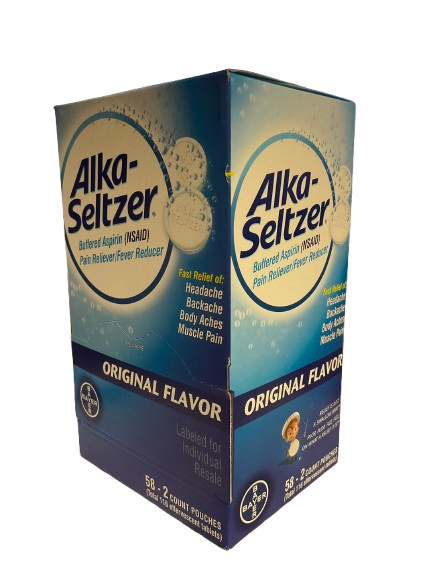 Alka-Seltzer Effervescent Tablets Original (Total 116 Tablets) Exp 10/2025