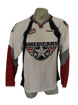 Shirt Hockey Tri City Americans reebok Chl Whl Jersey Official Eagle Size L