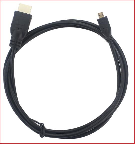 Raspberry Pi 4 Power Supply Adapter with Switch USB-C 5V 3.0A & Micro-HDMI Cable