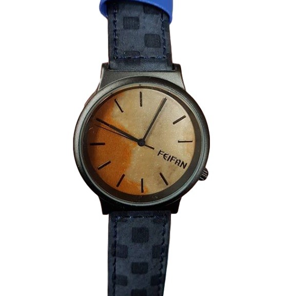 Orologio Da Polso FeiFan Unisex Analogico Quarzo Moderno Fashion Scacchi Blu lac