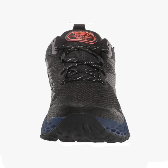 Pre-owned New Balance 197 Balance Women's Fresh Foam Hierro V6 Running Shoe, Black/night Tide, 6w