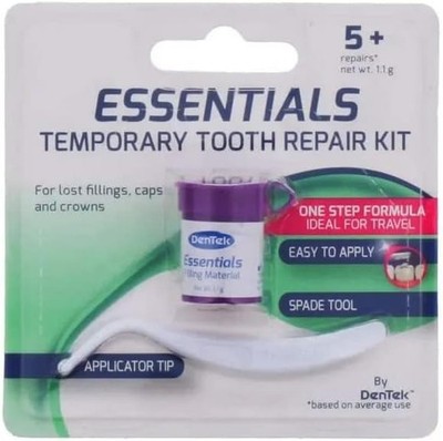 DenTek Temporary Dental Cement Tooth Filling Lost, Fillings Repair & Loose Caps