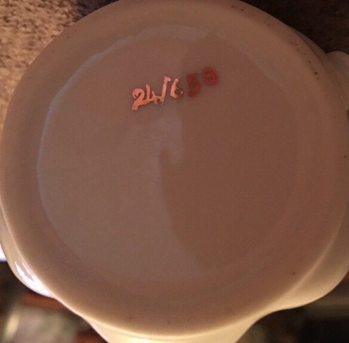 Royal Ann Minneapolis MN USA Creamer and Saucer Pink Rose Floral Gold Trim China