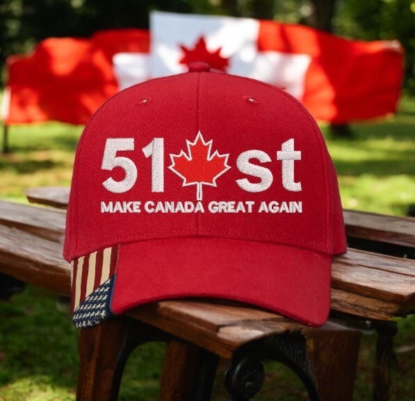 Make Canada Great Again Hat 51st Leaf Trump 2025 AM350 Mesh Back Embroidered hat