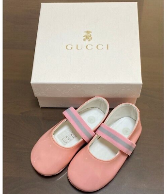 Baby pink gucci best sale shoes