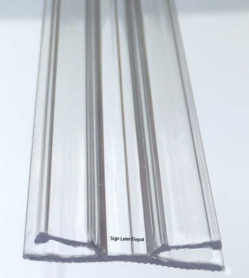 Sign Letter Track for flexible Plastic Letters 10 piece set