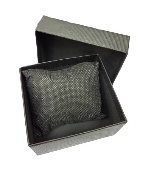 Cofanetto Scatola Box Confezione Astuccio Cuscino Orologio Bracciale Nera lac