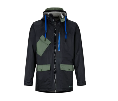 Marmot Men s ASHBURY PRECIP ECO JACKET MSRP 165 Black Crocodile Large NWT