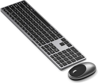 Satechi Slim MX3 Bluetooth Backlit Keyboard and M1 Mouse Bundle-OPEN BOX