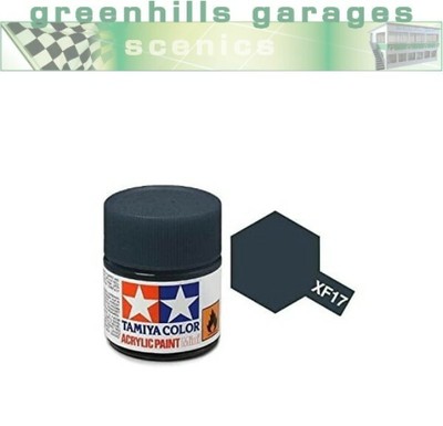 Greenhills Tamiya 10ml Bottle of Acrylic Paint Sea Blue XF-17 81717 C586