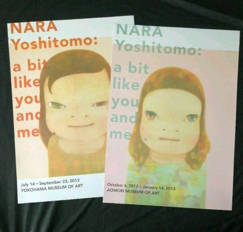 Yoshitomo NARA A Bit Like You And Me Poster 2 Pieces Set Art Girl
