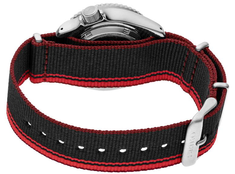Pre-owned Seiko 5 Sports U.s. Special Creation 42.5 Mm Red Dial Men's Watch Srpk71