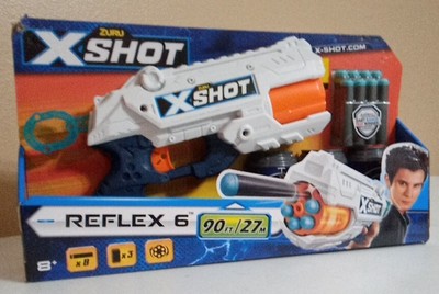 XShot Excel Double Reflex 8 Foam Dart Blaster with Rotating Barrel, by ZURU